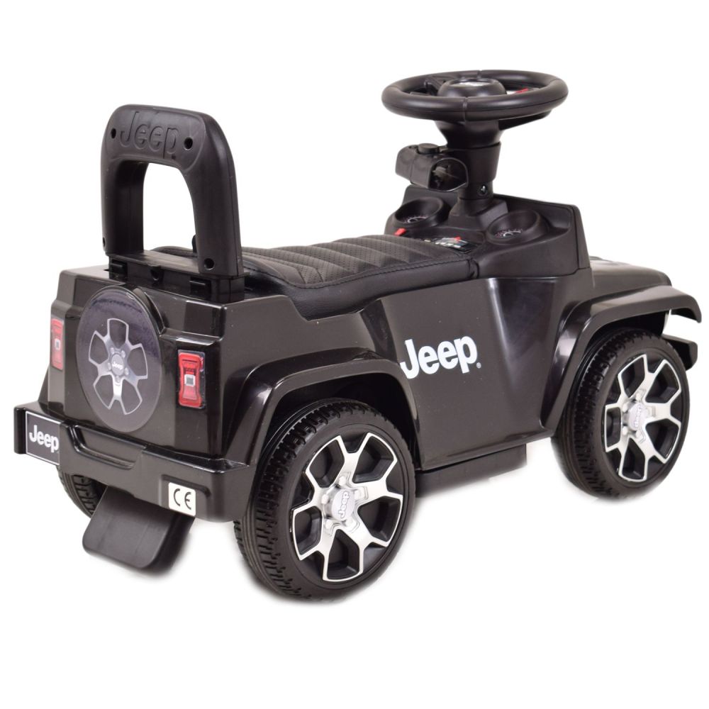 Paspiriama elektrinė mašinėlė „JEEP RUBICON“, STOGELIS, GARSO EFEKTAI / DKP