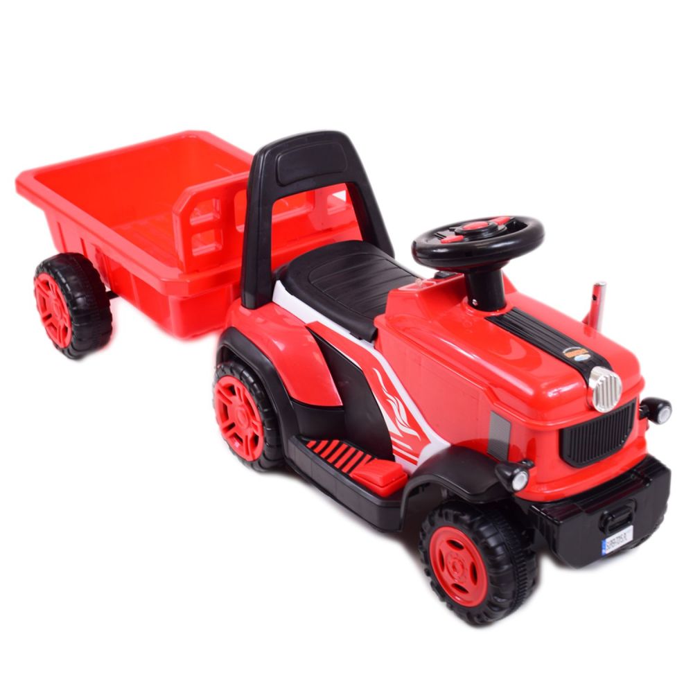 Pierwszy traktor na akumulator z przyczepą - jeździk/XZ2888