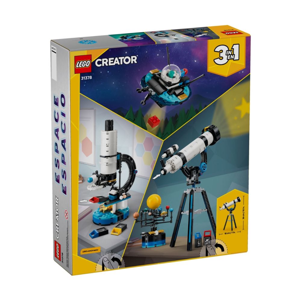 Lego Creator 31378 3 w 1 Teleskop Do Odkrywania Kosmosu
