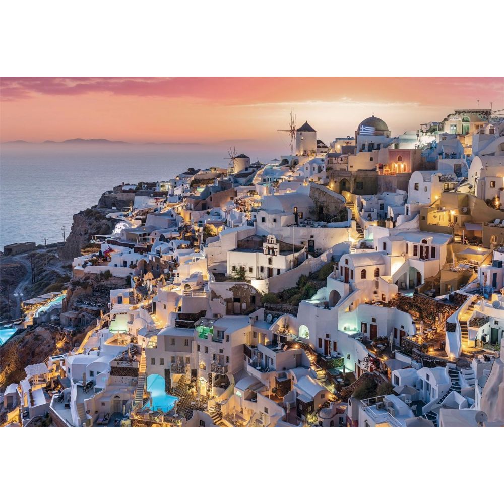 Clementoni 39885 High Quality Puzzle 1000 Elementów - Shades of Santorini