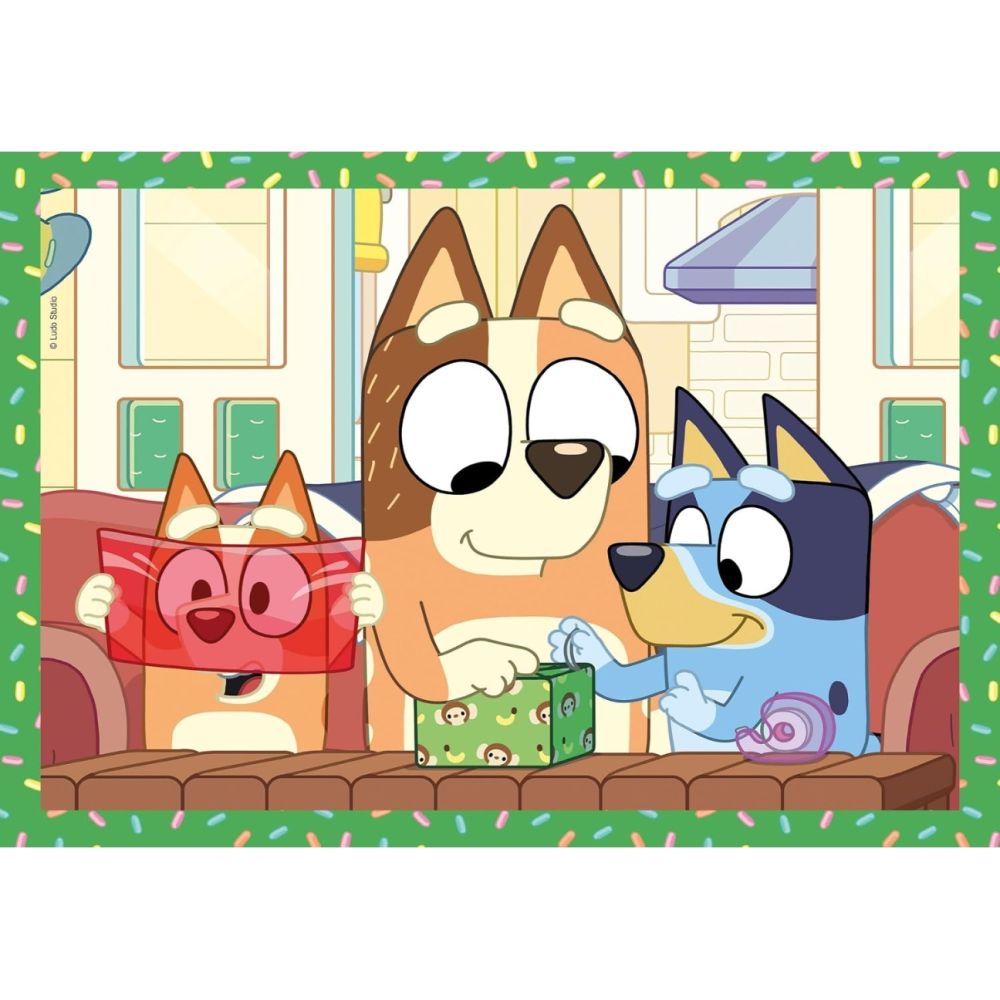 Clementoni 21530 Puzzle 4 w 1 Bluey