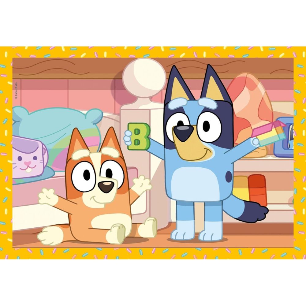 Clementoni 21530 Puzzle 4 w 1 Bluey