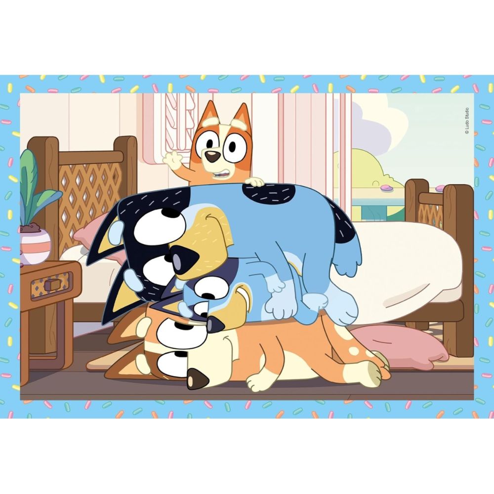 Clementoni 21530 Puzzle 4 w 1 Bluey