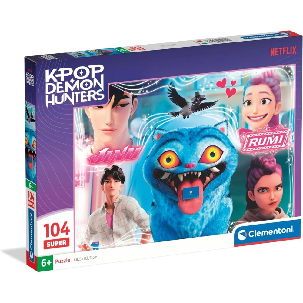 Clementoni 27243 Puzzle Super 104 El K-POP Demon Hunters