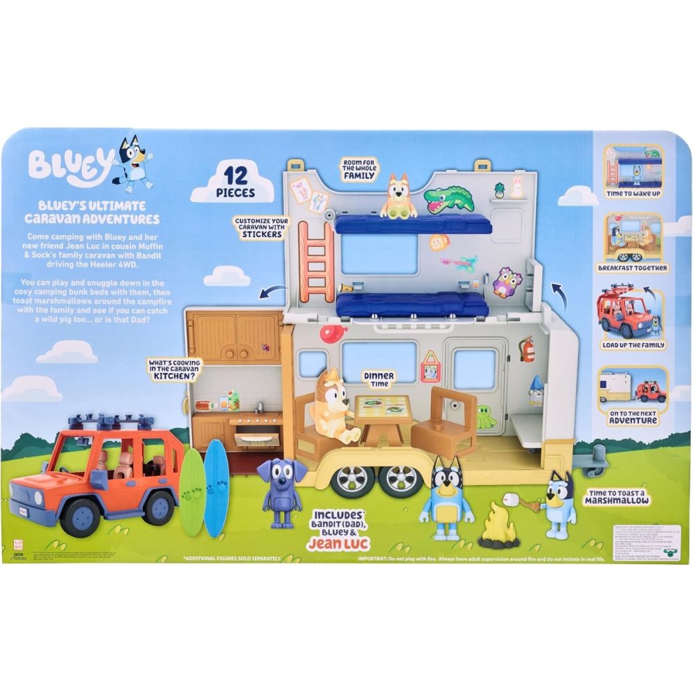 Moose Toys 13096 Bluey Zestaw Cruiser Kamper
