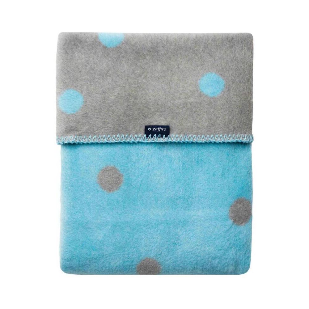Cotton blanket Bari 75x100cm blue