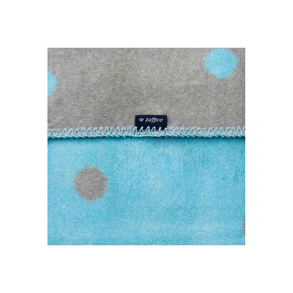 Cotton blanket Bari 75x100cm blue