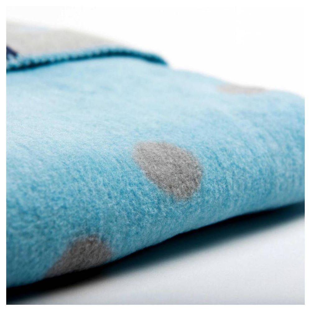 Cotton blanket Bari 75x100cm blue