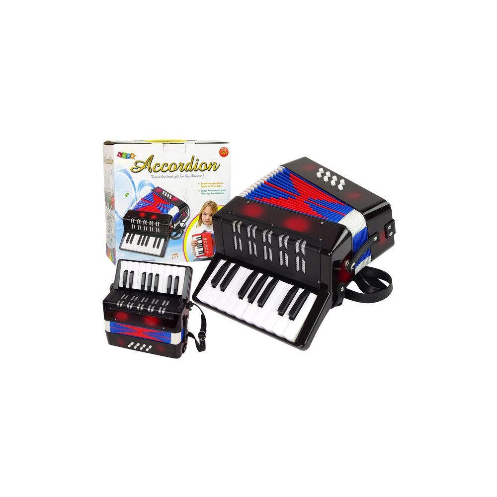 Akordeon Instrument Muzyczny Dla Dzieci Muzyka Czarny