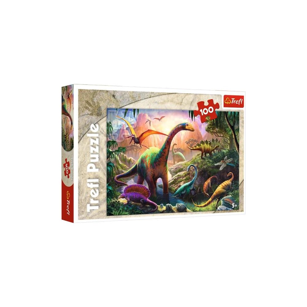 Puzzle - 100 - Świat dinozaurów - Trefl 16277