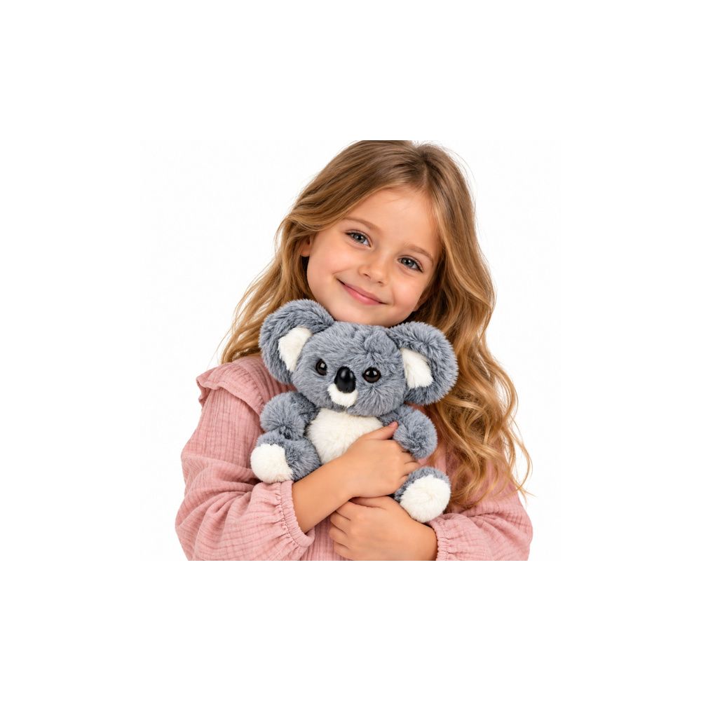 Pluszowy Miś Koala Maskotka Przytulanka Miękki Szary 23 cm