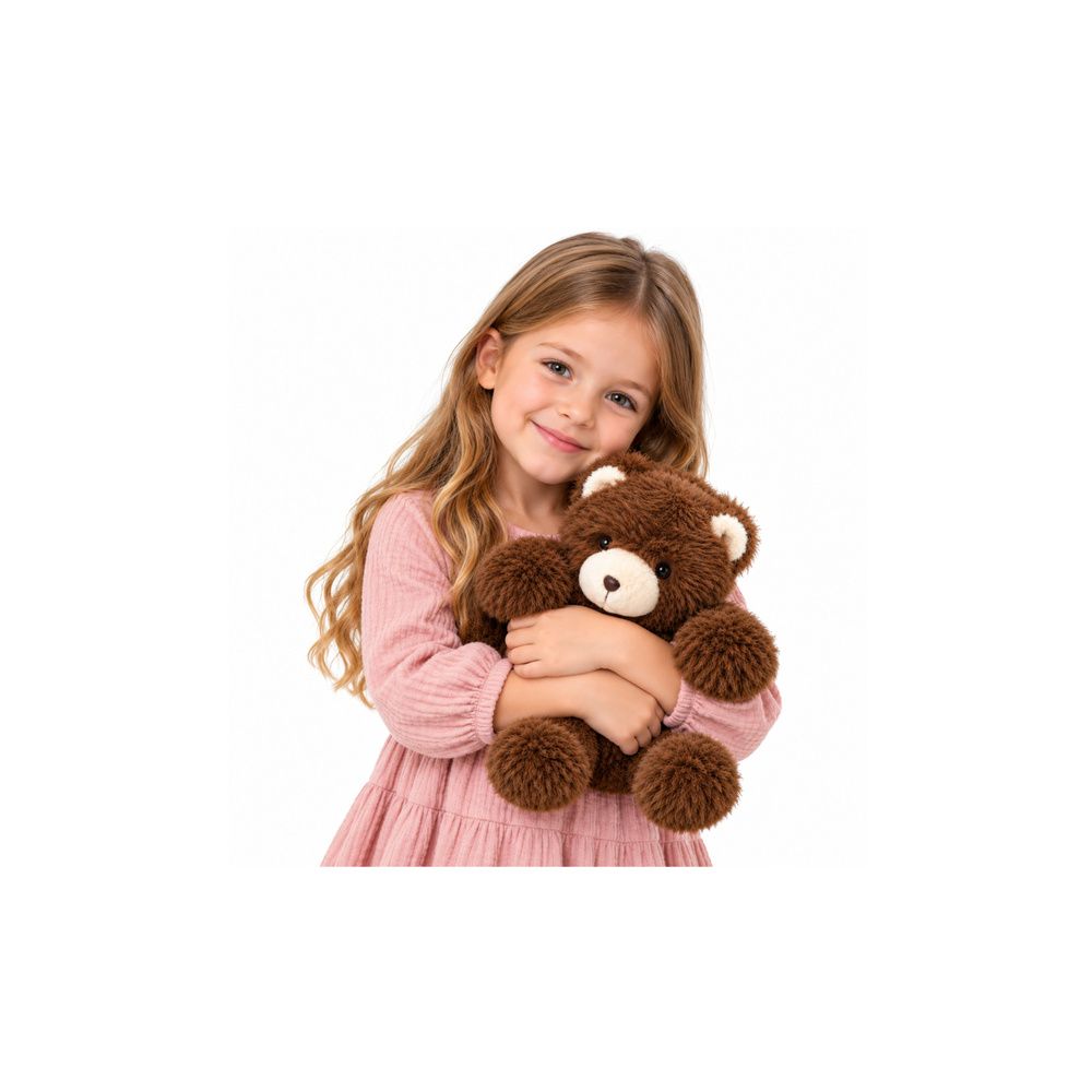 Pluszowy Niedźwiedź Przytulanka Maskotka Obciążeniowy Brązowy 30cm