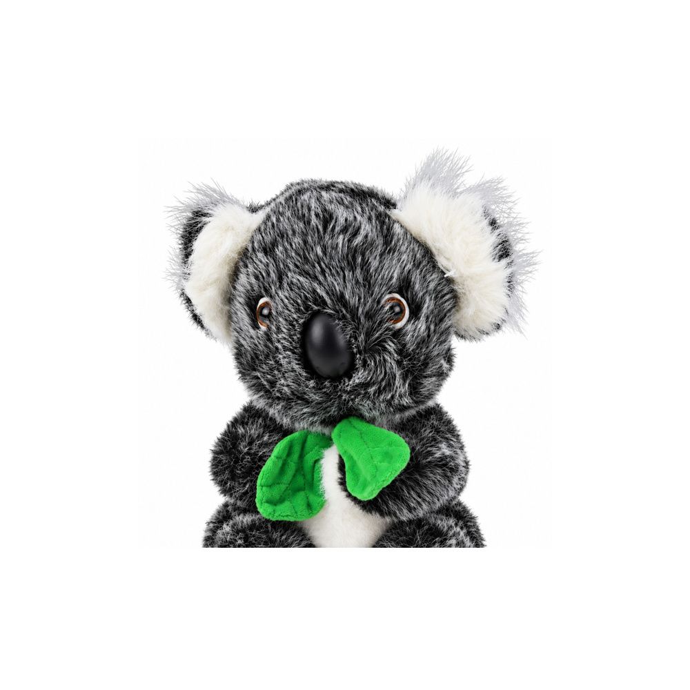 Pluszowy Miś Koala Z Zielonym Szalikiem Przytulanka Maskotka Szary 22cm