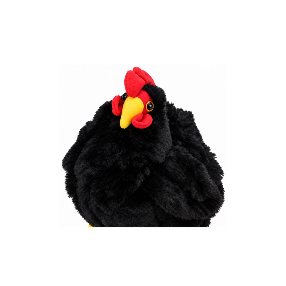 Pluszowa Kura Maskotka Przytulanka Miękka Puszysta Czarna 40 cm
