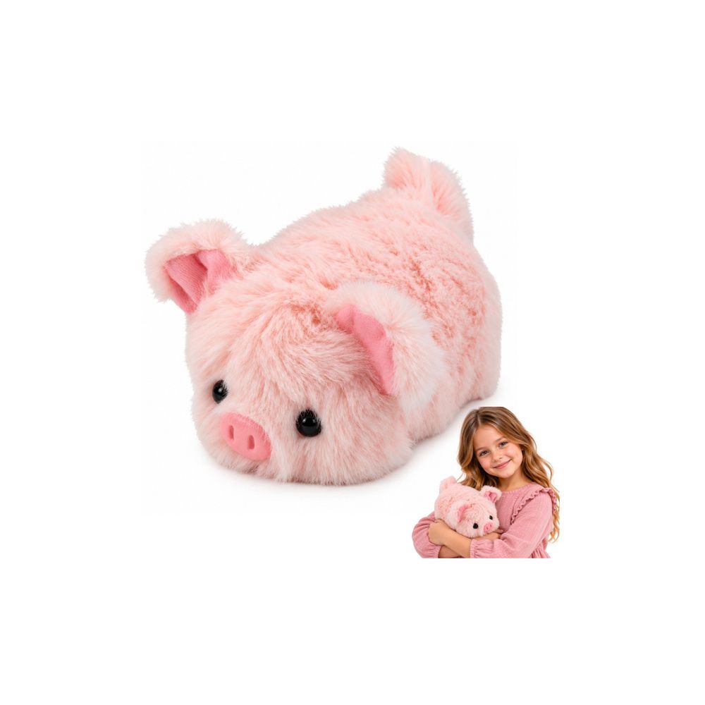 Mała Pluszowa Świnka Przytulanka Maskotka Zwierzątko Różowa 16 cm