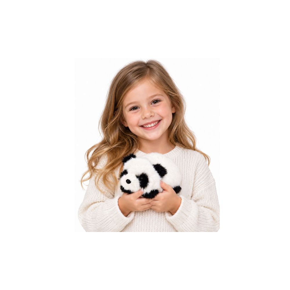 Mała Pluszowa Panda Przytulanka Maskotka Zwierzątko Czarno-Biała 16 cm