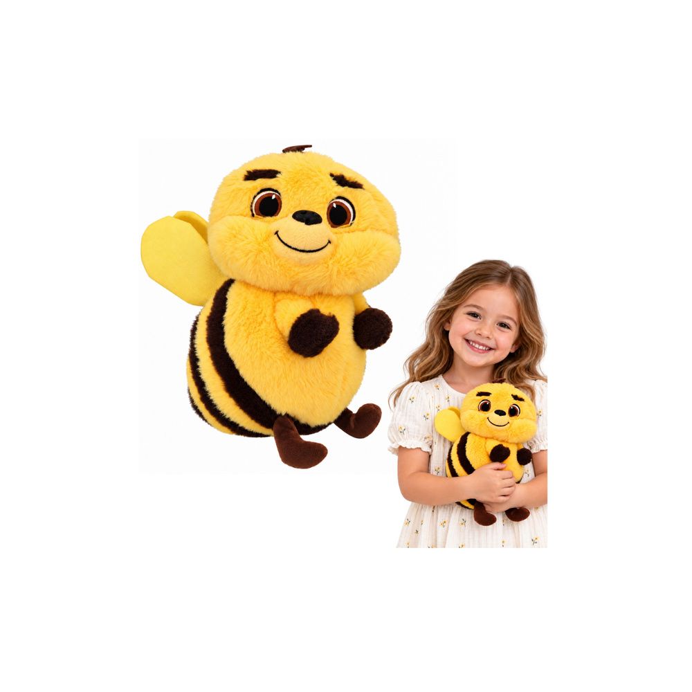 Pluszowa Pszczółka Maskotka Przytulanka Miękka Pszczoła Żółta 33 cm