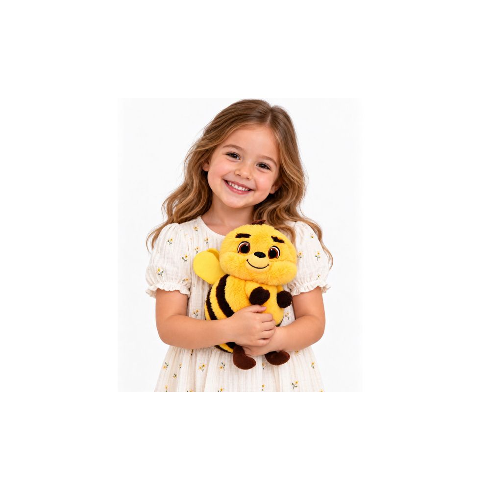 Pluszowa Pszczółka Maskotka Przytulanka Miękka Pszczoła Żółta 33 cm