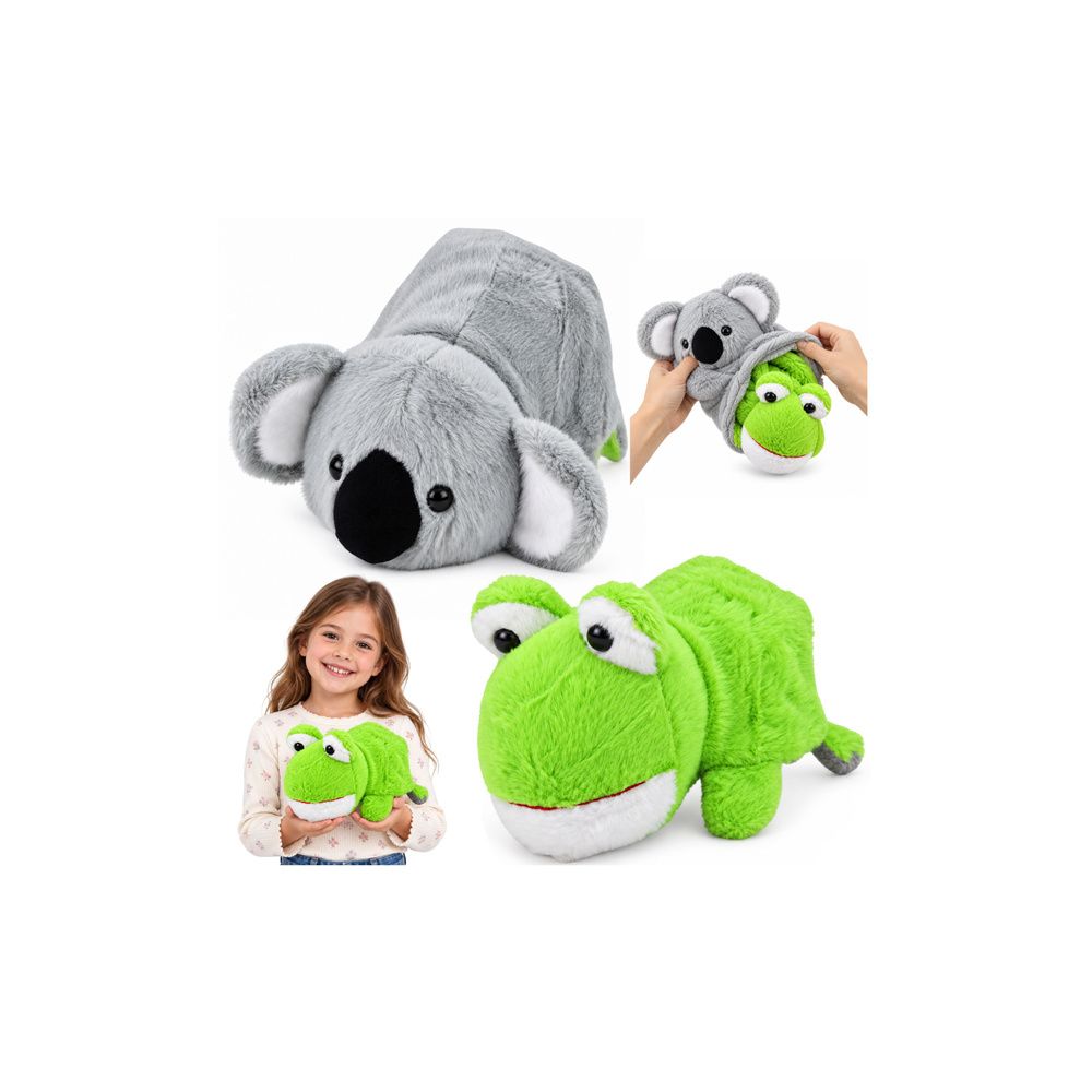 Pluszowy Koala Żaba 2w1 Dwustronna Maskotka Przytulanka 25cm