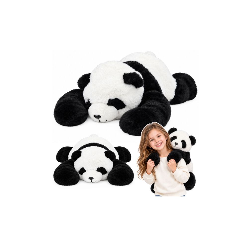 Pluszowa Panda Przytulanka Maskotka Długie Łapy Czarno-Biała 60cm
