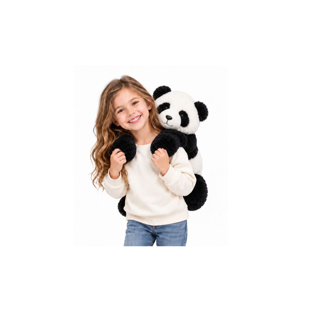 Pluszowa Panda Przytulanka Maskotka Długie Łapy Czarno-Biała 60cm