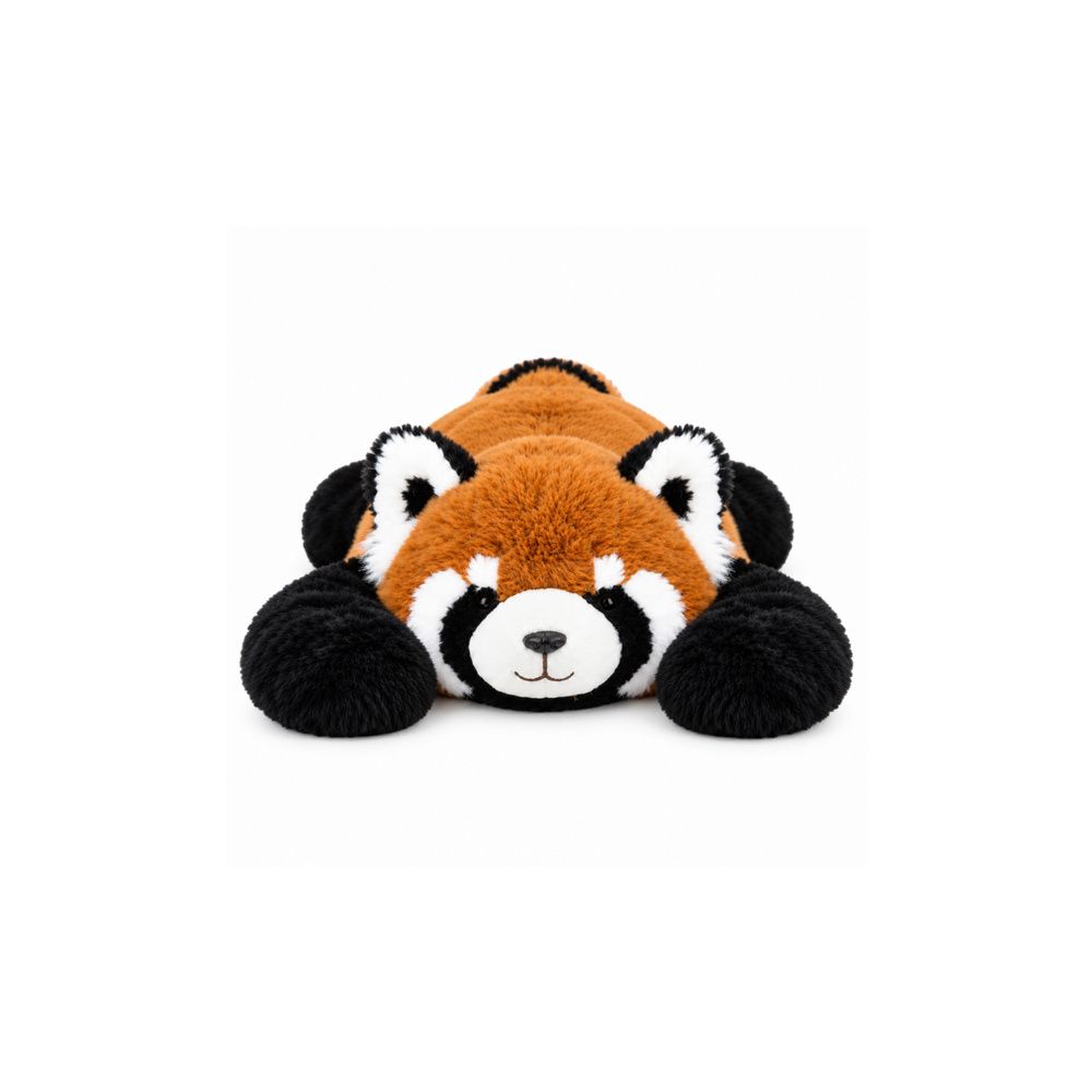 Pluszowa Panda Czerwona Przytulanka Maskotka Długie Łapy Czarno-Ruda 60cm