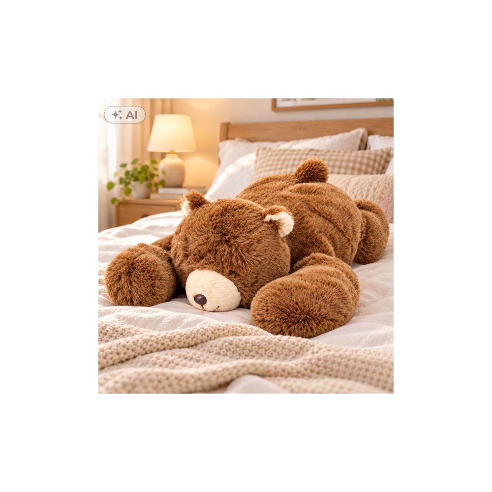 Pluszowy Niedźwiedź Przytulanka Maskotka Długie Łapy Brązowy 60cm