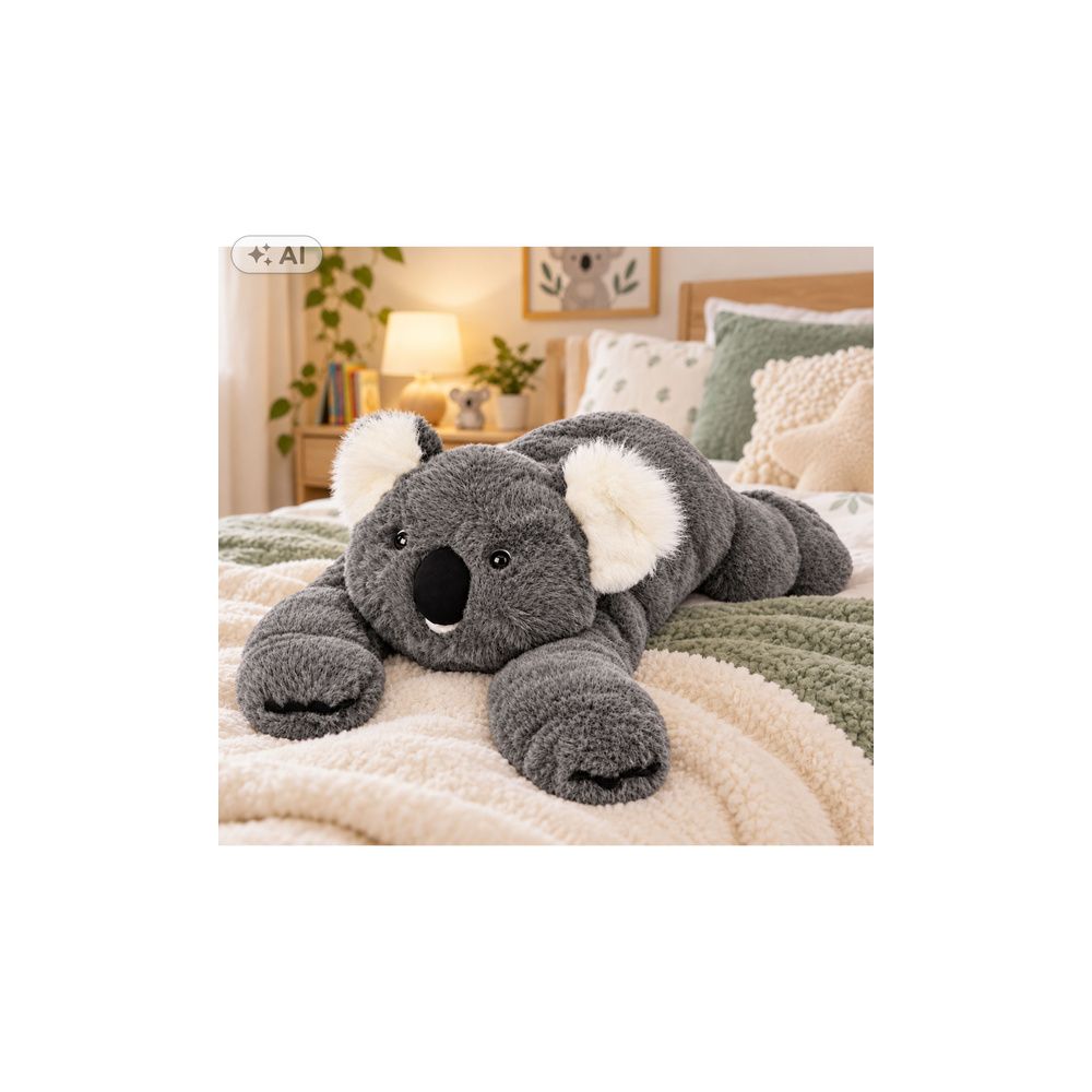 Pluszowy Koala Przytulanka Maskotka Długie Łapy Szary 60cm