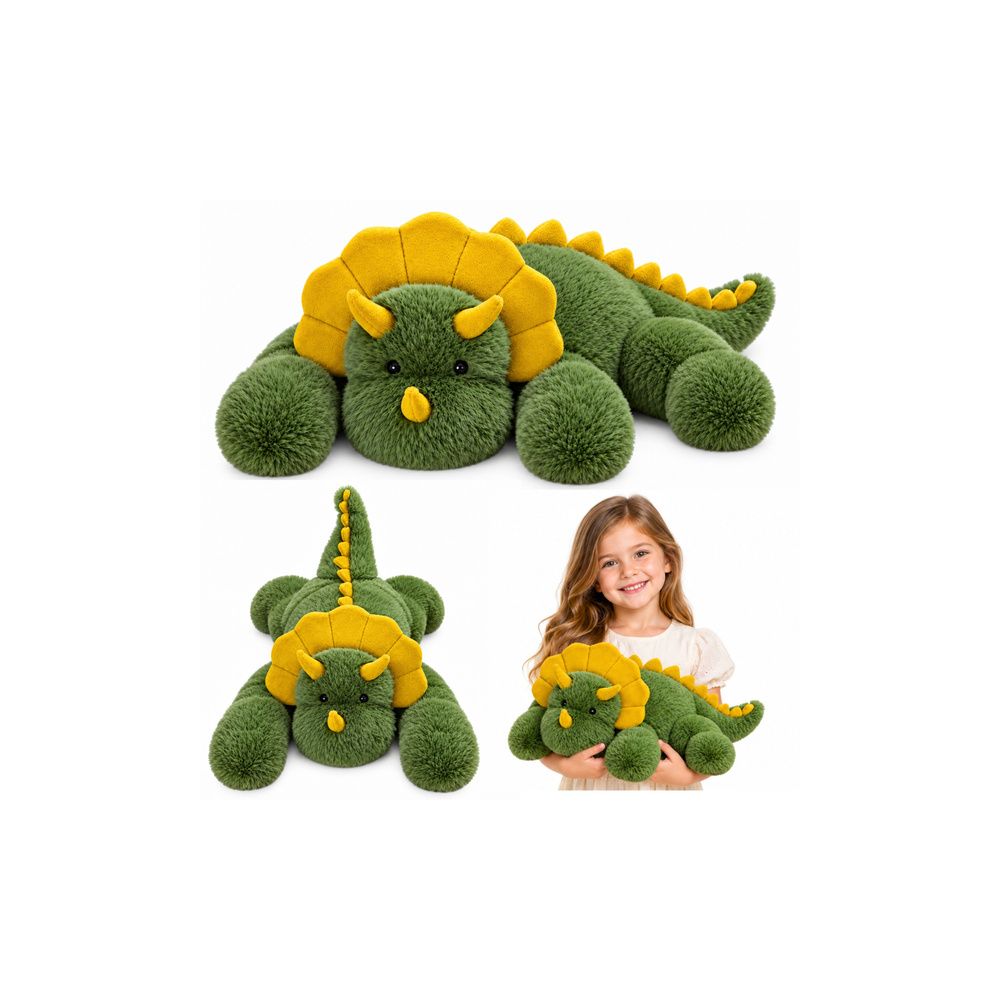 Pluszowy Dinozaur Przytulanka Maskotka Długie Łapy Zielony 60cm