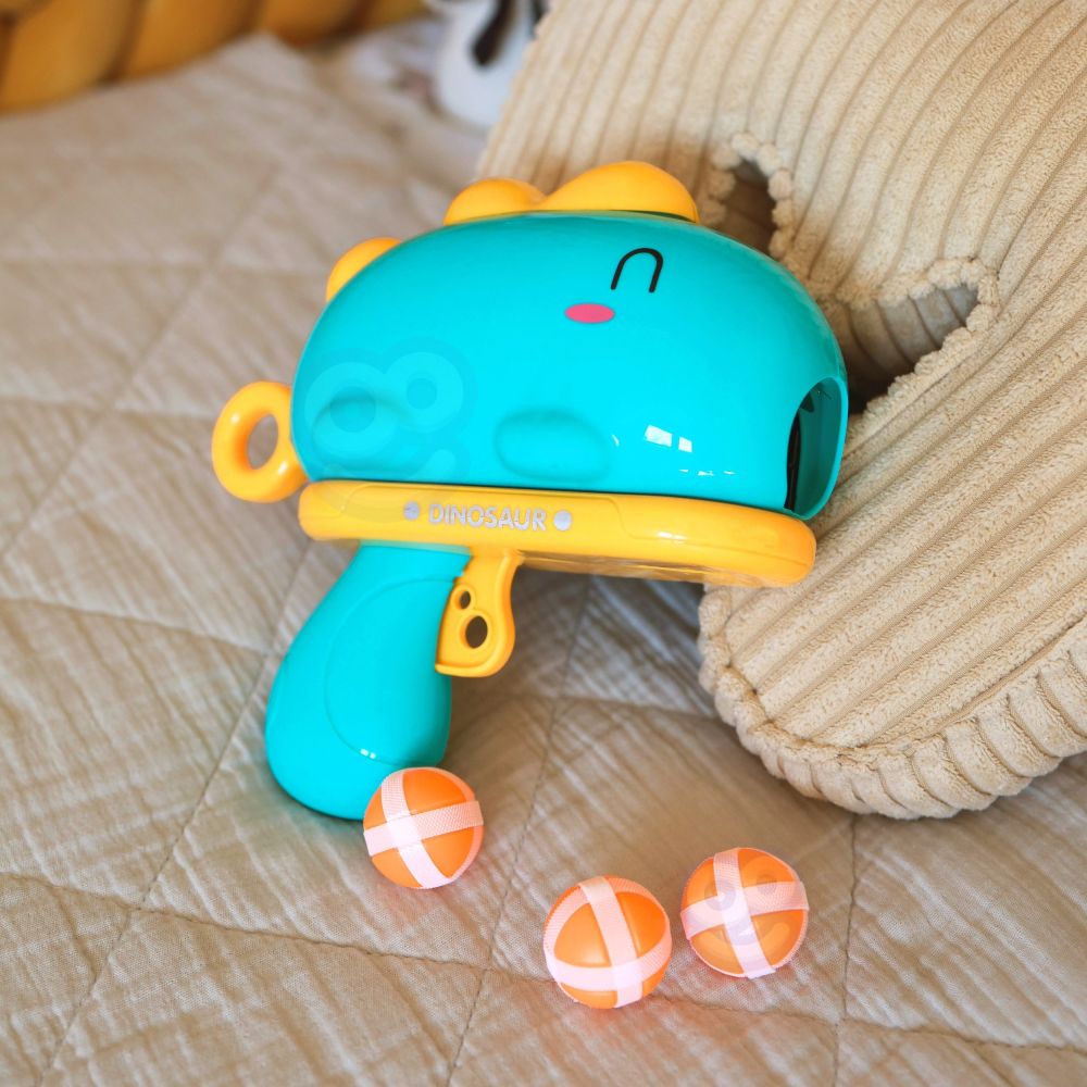 WOOPIE Dart Game Ball Gun Dinosaur Velcro Target Points Shooting 