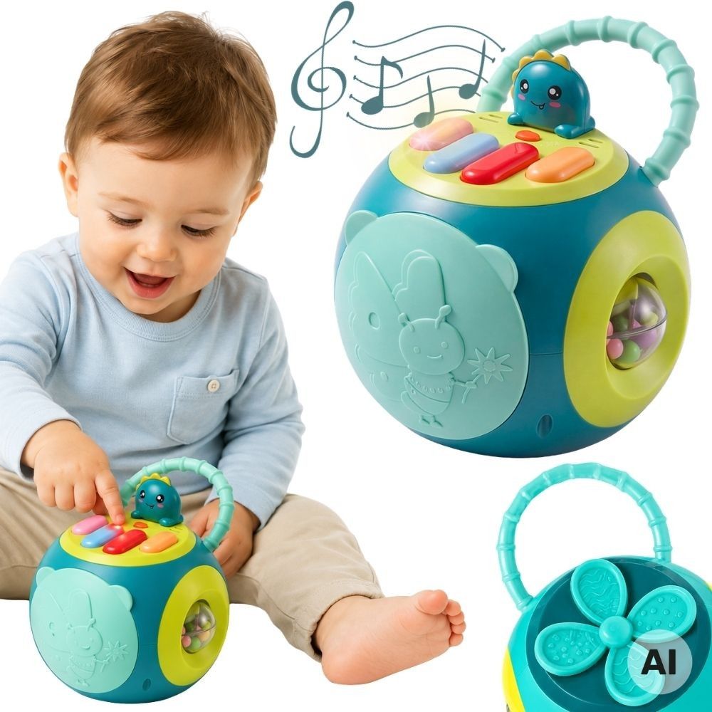 Woopie Interactive Montessori Educational Ball Sorter Piano 