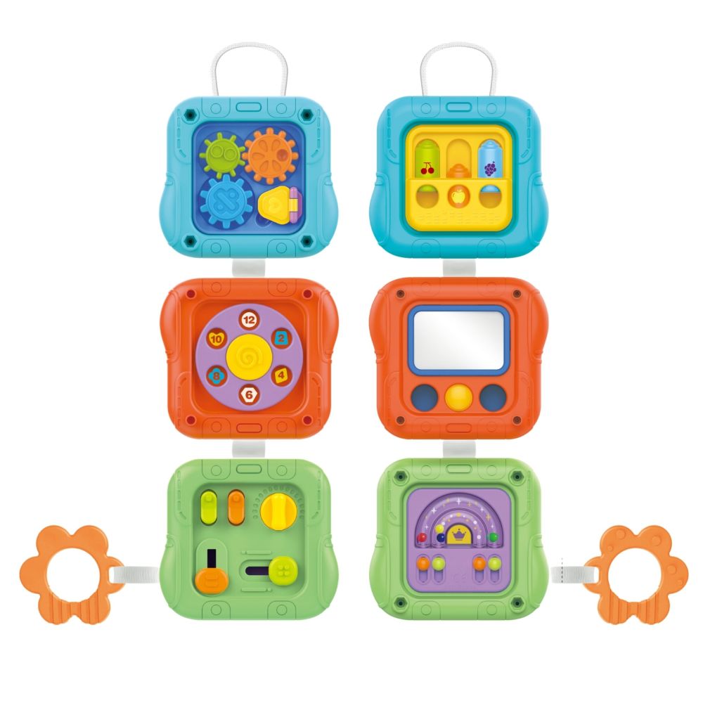 WOOPIE BABY Sensory Cube Manipulative 6-in-1 Educational Interactive Toy 