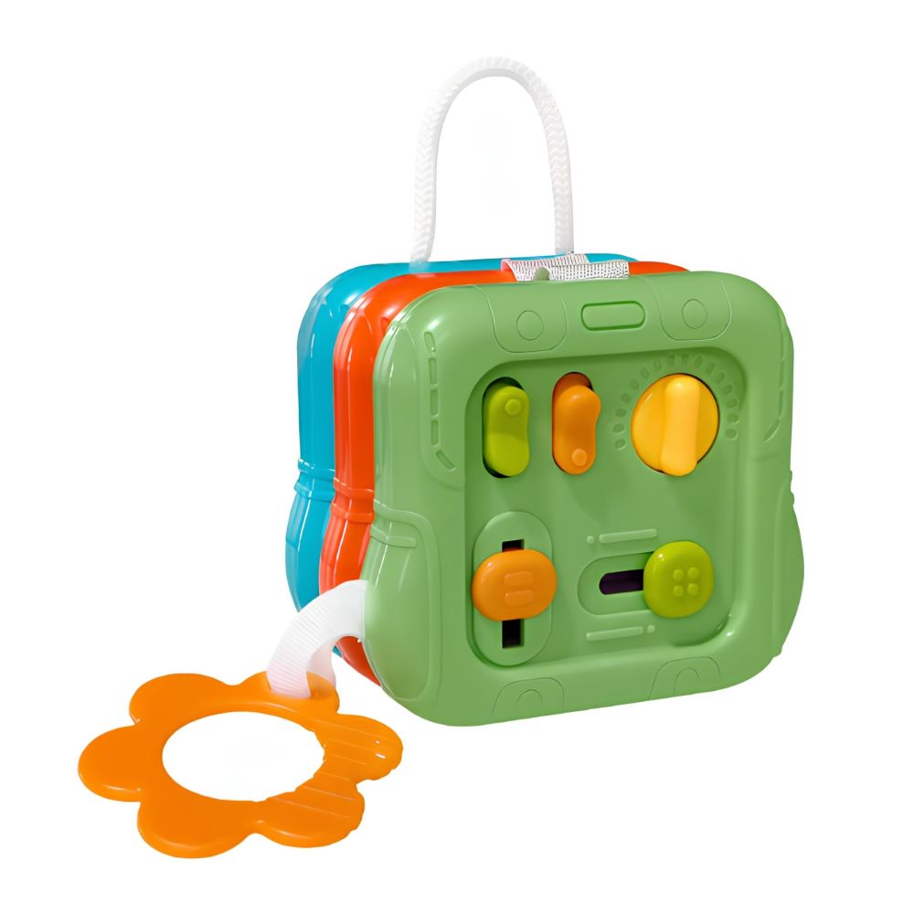 WOOPIE BABY Sensory Cube Manipulative 6-in-1 Educational Interactive Toy 