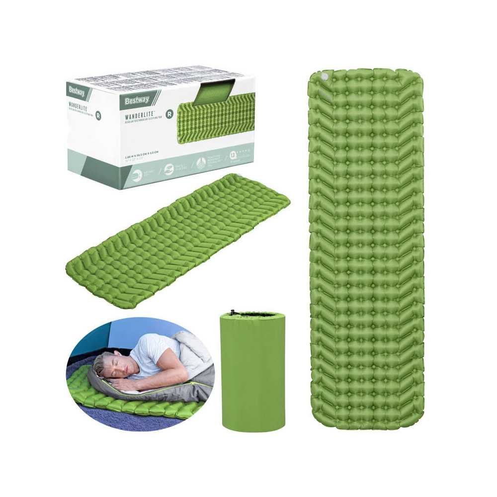 Miegmaišio čiužinys Bestway WanderLite 188 x 58,5 x 6,5 cm 69615-Namai, laisvalaikis, turizmas, Pripučiami čiužiniai ir baldai-e Miegmaišio čiužinys Bestway WanderLite 188 x 58,5 x 6,5 cm 69615-Namai, laisvalaikis, turizmas, Pripučiami čiužiniai ir baldai-e