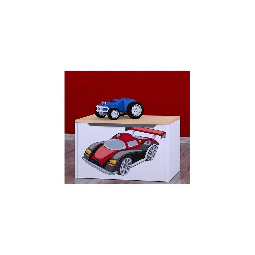 Žaislų dėžė Happy Babies - Super automobilis-Vaiko kambariui, Dėžės žaislams-e-vaikas