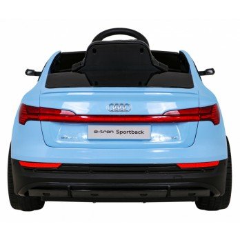 Elektromobilis Audi E-Tron Sportback, mėlynas-Elektromobiliai, Mašinos-e-vaikas