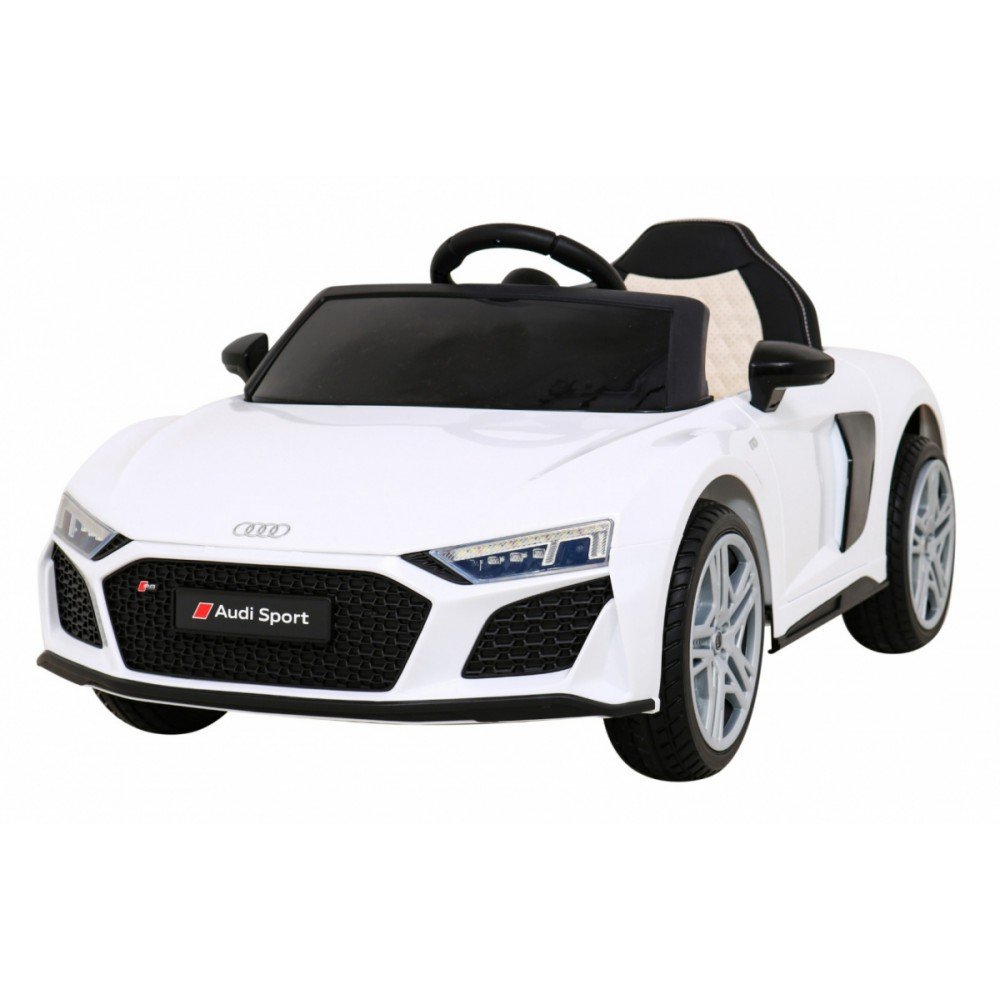Elektromobilis Audi R8 LIFT, baltas-Elektromobiliai, Mašinos-e-vaikas