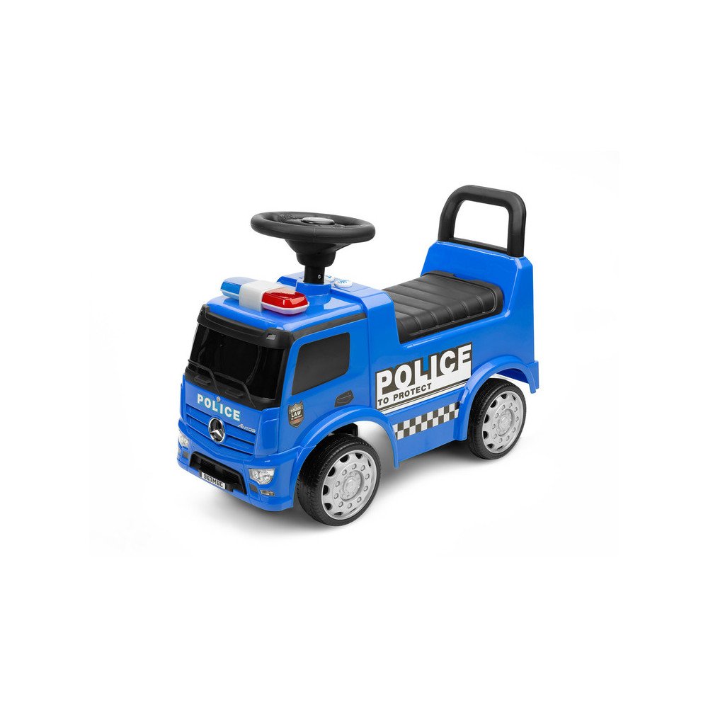 Paspiriama mašinėlė Police Toyz Mercedes, Blue-Judėjimui, Paspiriamosios mašinėlės ir jų priedai, Paspiriamos mašinėlės-e-vaikas