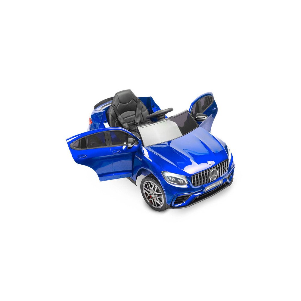 AKUMULIATORINĖ TRANSPORTO PRIEMONĖ MERCEDES AMG GLC 63S NAVY-Elektromobiliai vaikams, Visureigiai-e-vaikas
