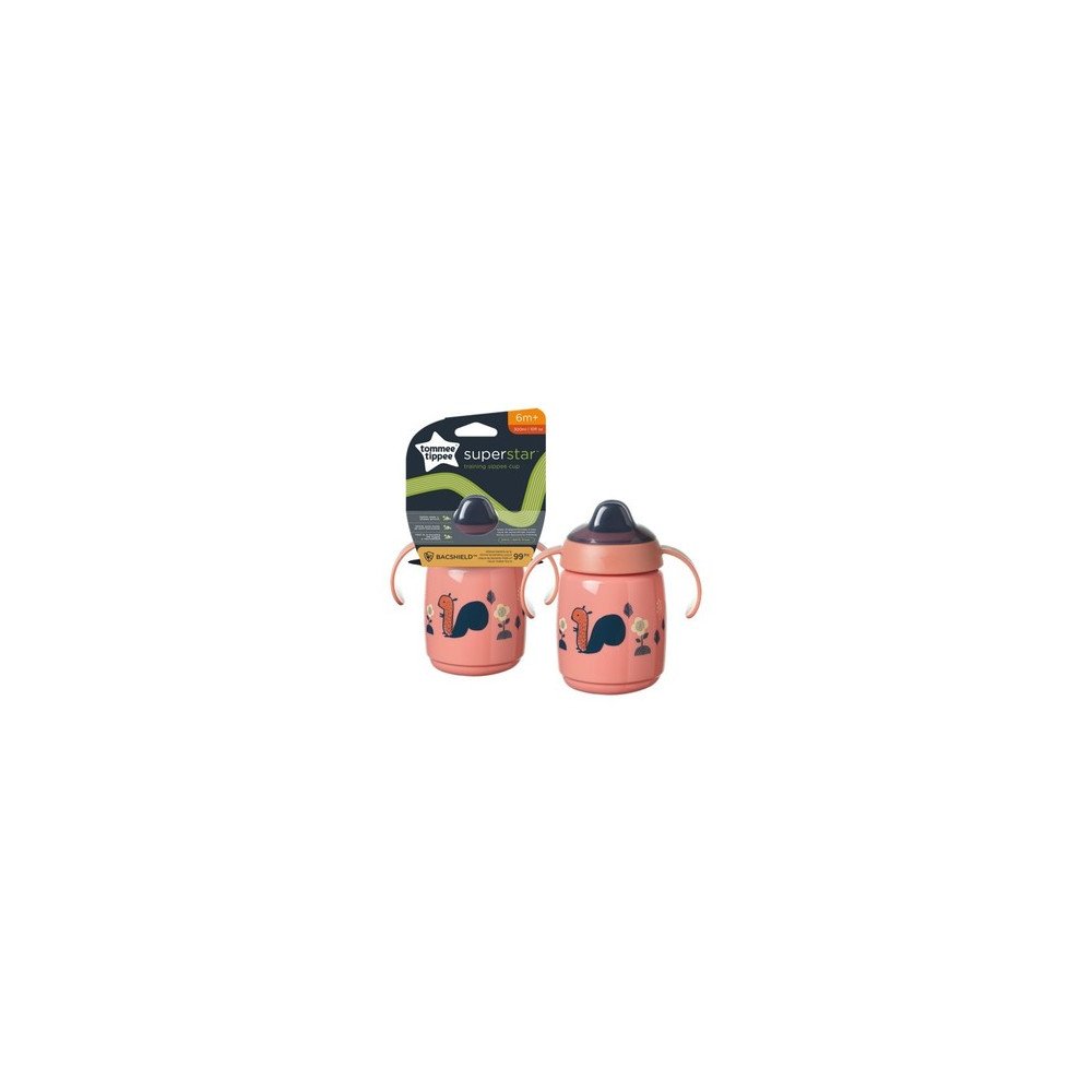 478238 KUBEK SUPERSTAR Z UCHWYTAMI 300ML 6+ RÓŻOWY