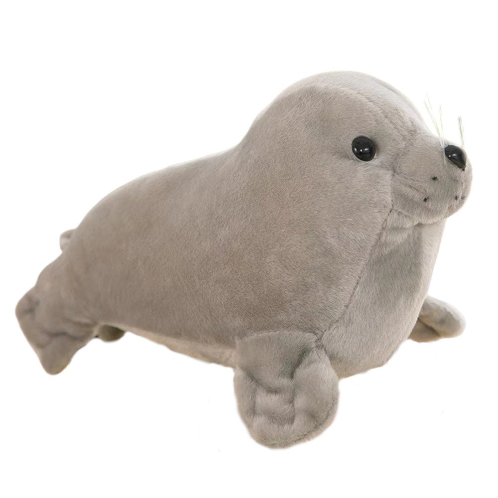 Pliušinis ruonis Pliušinis žaislas Mascot Hugs Grey 20cm-Žaislai, Minkšti žaislai-e-vaikas