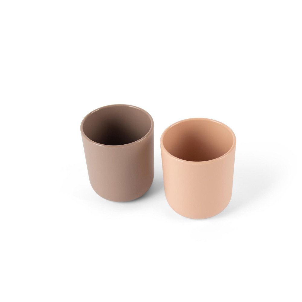 TINY BIObased Baby Mug 2 vnt Mocca/Nude-Maitinimui, Indai, įrankiai, gertuvės, Puodeliai, gertuvės-e-vaikas