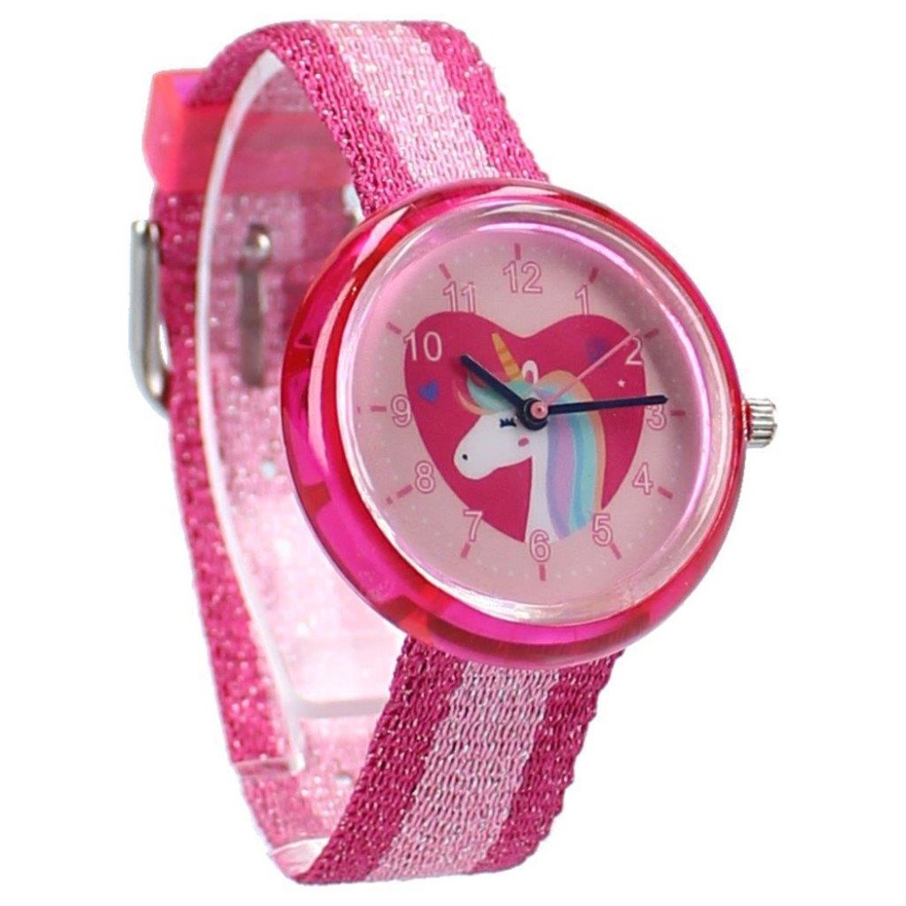 PRET Kids Time Vienaragis rožinis laikrodis-ANGRE-e-vaikas PRET Kids Time Vienaragis rožinis laikrodis-ANGRE-e-vaikas