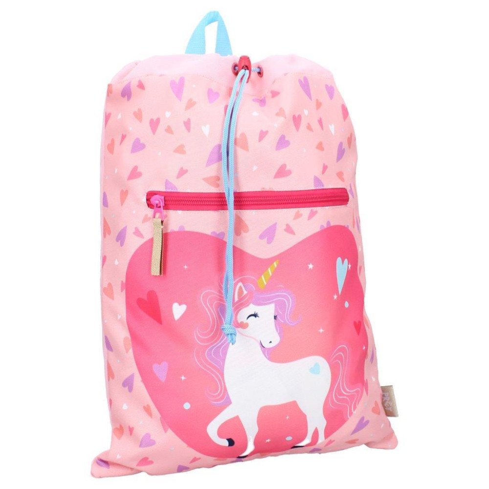 PRET kuprinės krepšys Happy Unicorn pink-ANGRE-e-vaikas