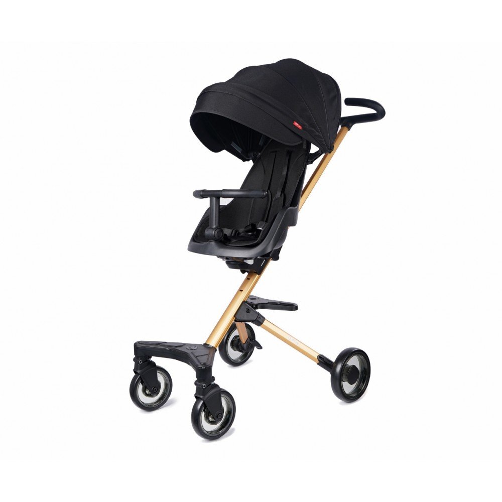 "Qplay Easy Baby" vežimėlis 3in1 auksinis/juodas-Vežimėliai, Skėtukai-e-vaikas
