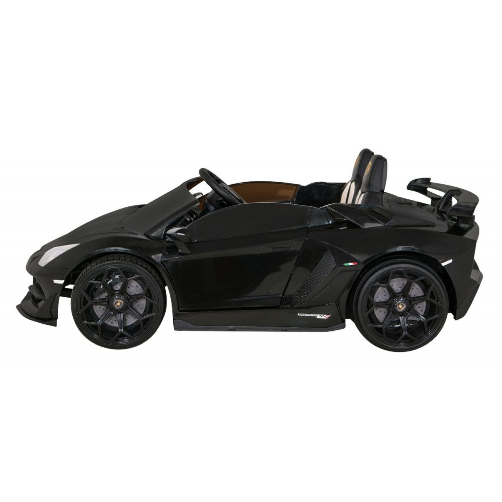 Dvivietis elektromobilis Lamborghini SVJ DRIFT, Black-Elektromobiliai vaikams, Mašinos-e-vaikas