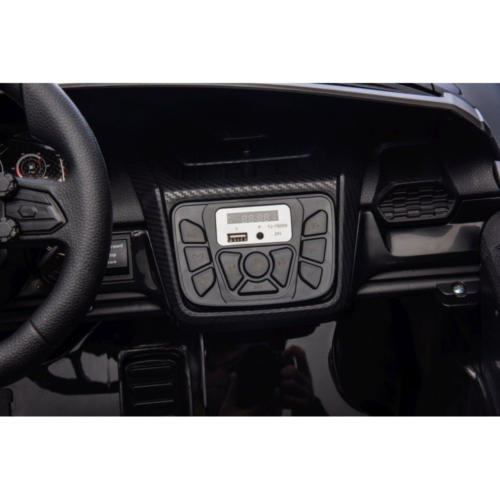 Elektromobilis Lamborghini Revuelto XL STRONG, Black-Elektromobiliai vaikams, Mašinos-e-vaikas