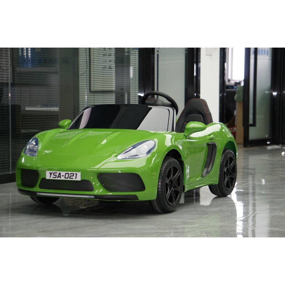 Automobilis "Perfecta" nudažytas žaliai-RAMIZ-e-vaikas