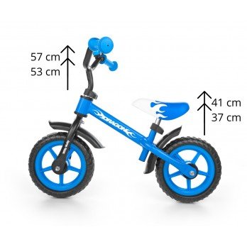 Balansinis dviratis Milly Mally Dragon, mėlynas-Judėjimui, Balansiniai dviratukai-e-vaikas