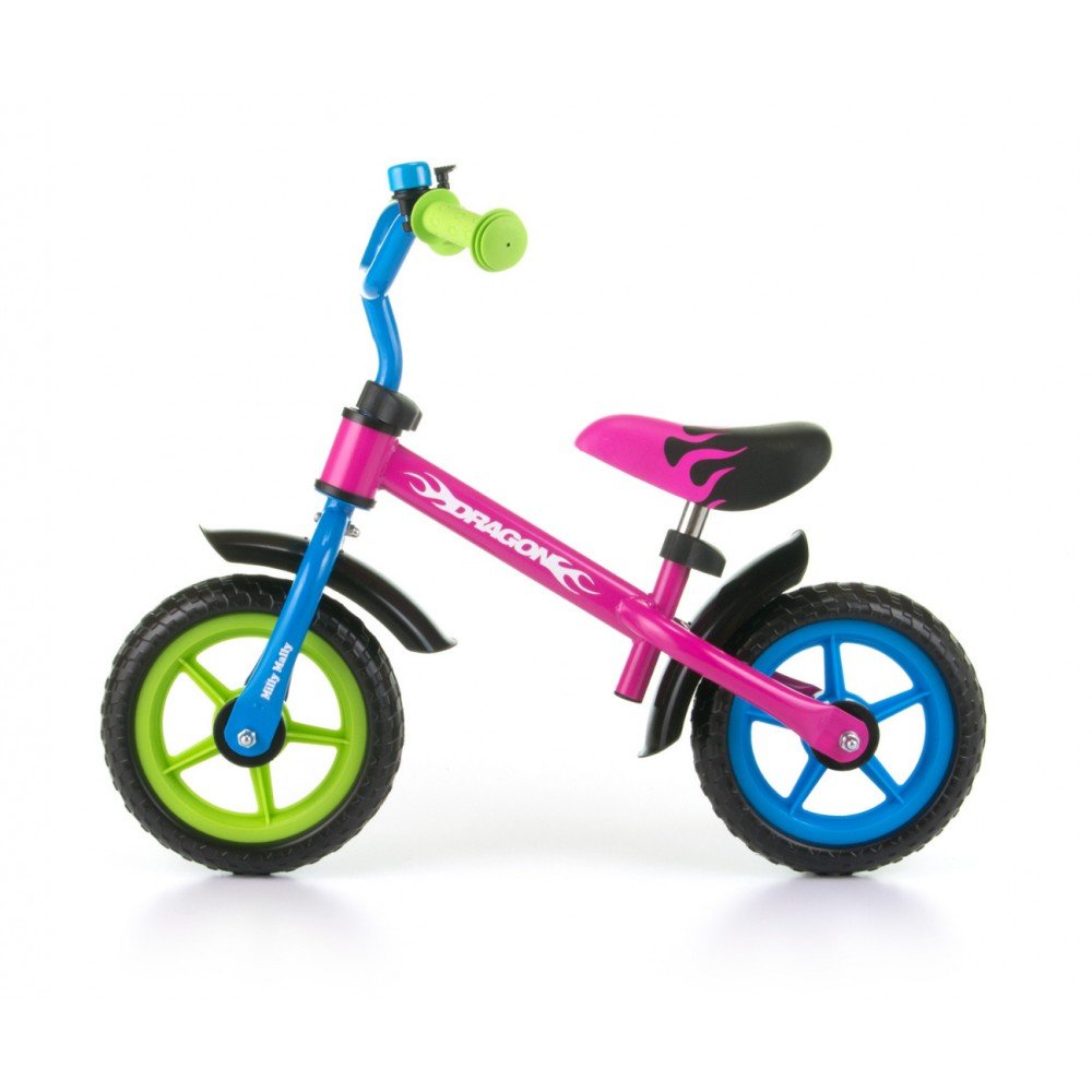 Balansinis dviratis Milly Mally Dragon, multicolor-Judėjimui, Balansiniai dviratukai-e-vaikas